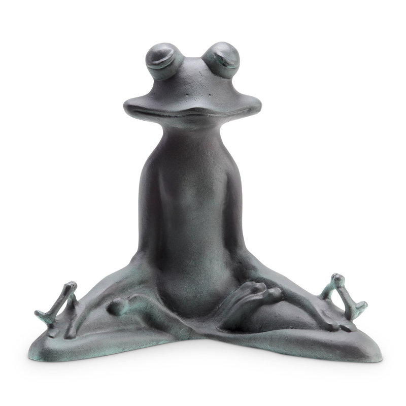 Frog Weather Resistant Aluminum Garden Statue