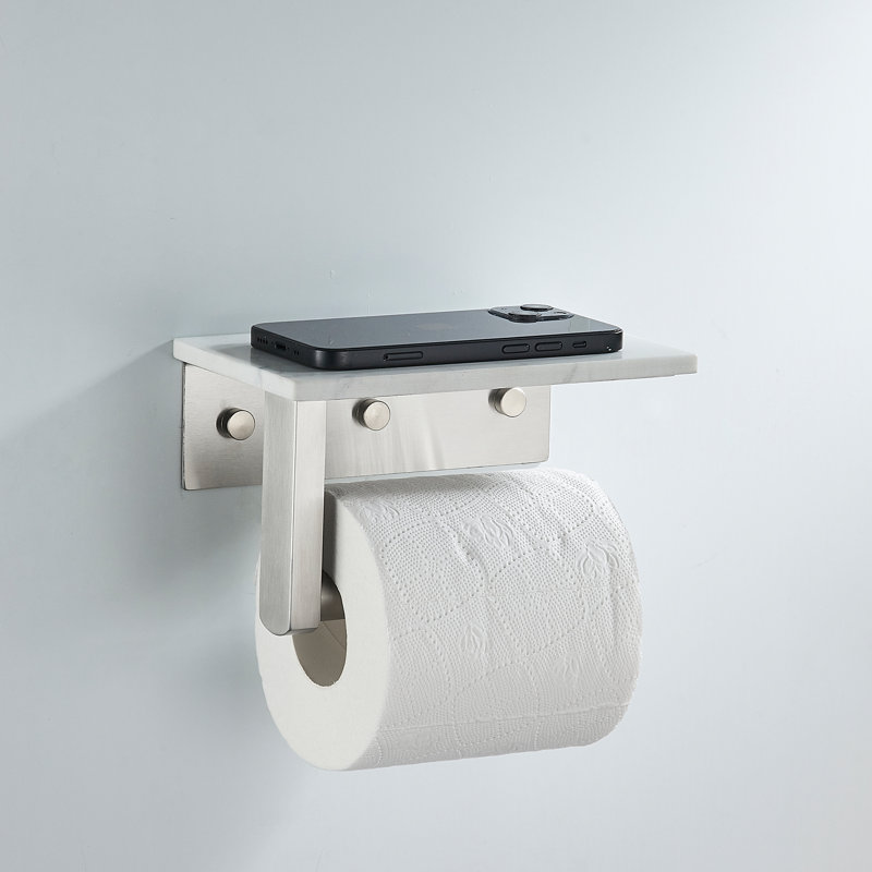 Porte-papier hygiénique Forble® Ultra Marble, Nickel brossé