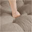 Repose-pieds en chenille brun-657385308