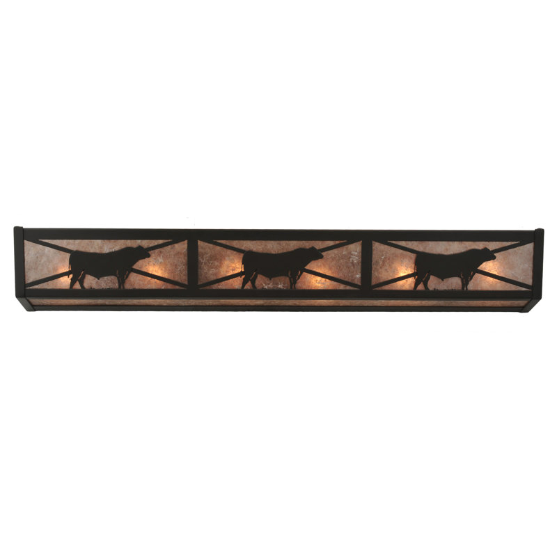Rustic Lodge 6 - Light Bath Bar, Timeless Bronze