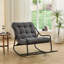 Chaise berçante d'extérieur, coussin confortable, avec coussin doux et épais-85894651