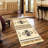 Cream 2 Ft. 7 In. X 7 Ft. 3 In. Southwest Area Rug