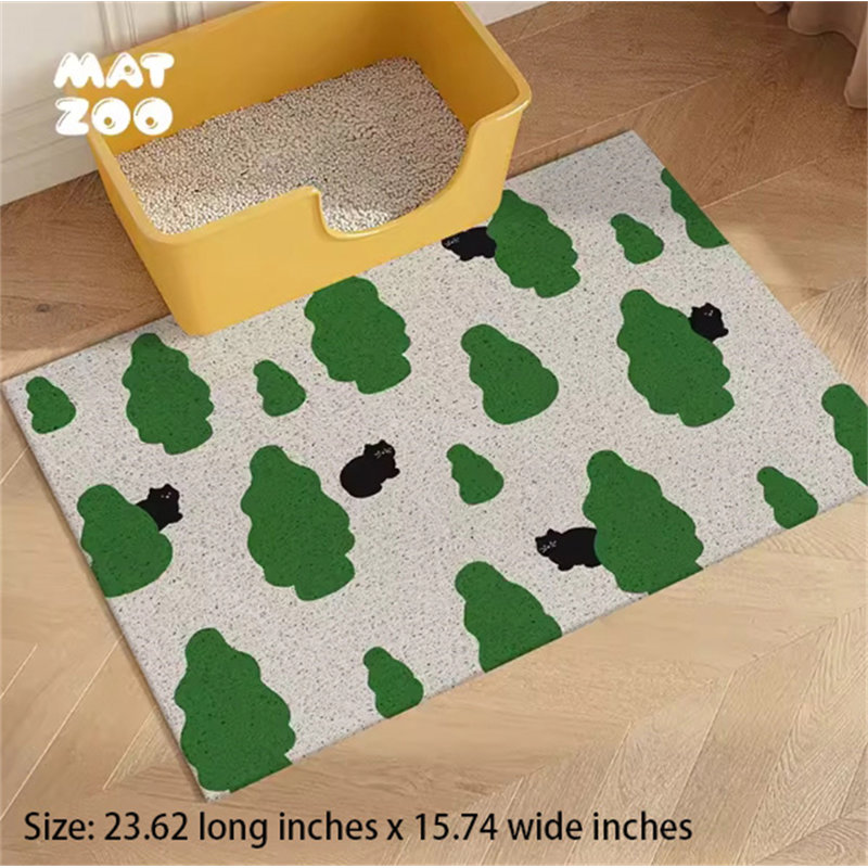Tapis de litière en plastique, H 0,3 po x l 23,62 po x P 15,74 po