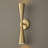 5" W x 19.25" H 2-Light Modern Tapered Dual Sconce in Matte Brass-123843793-123843791
