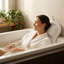 Coussins de baignoire 4D pour le soutien de la tête, du cou et du dos