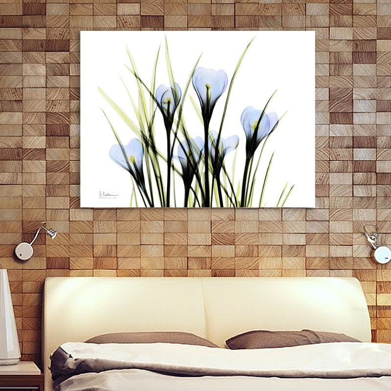 «Bunched Crocus C38», reproduction d'impression sur toile, H 12 po x l 16 po