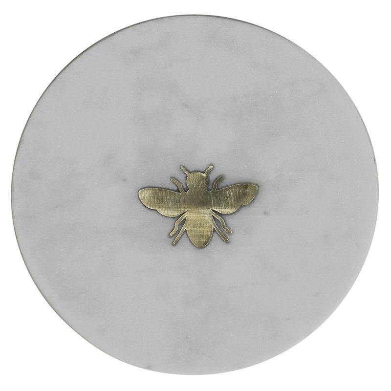 Plateau de service en marbre Bumble Bee