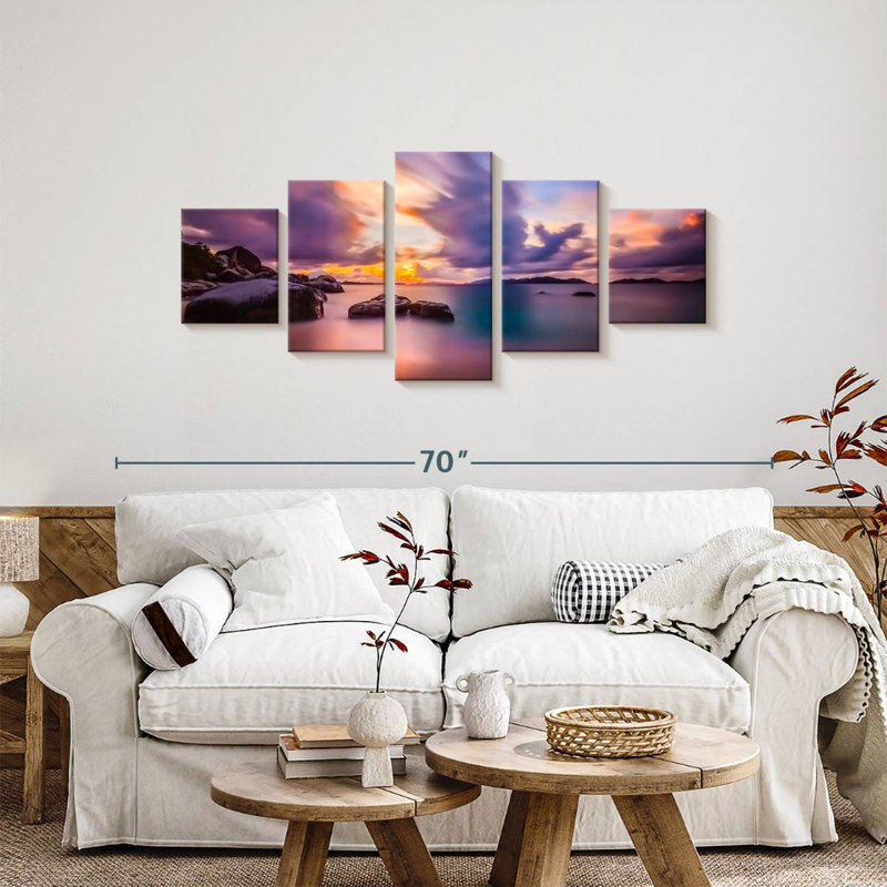 Caribbean Avajane, 24" H x 55" W
