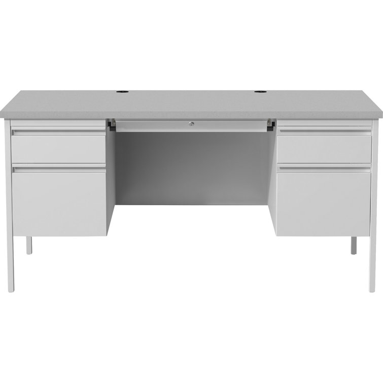 Metal Base Computer Desk