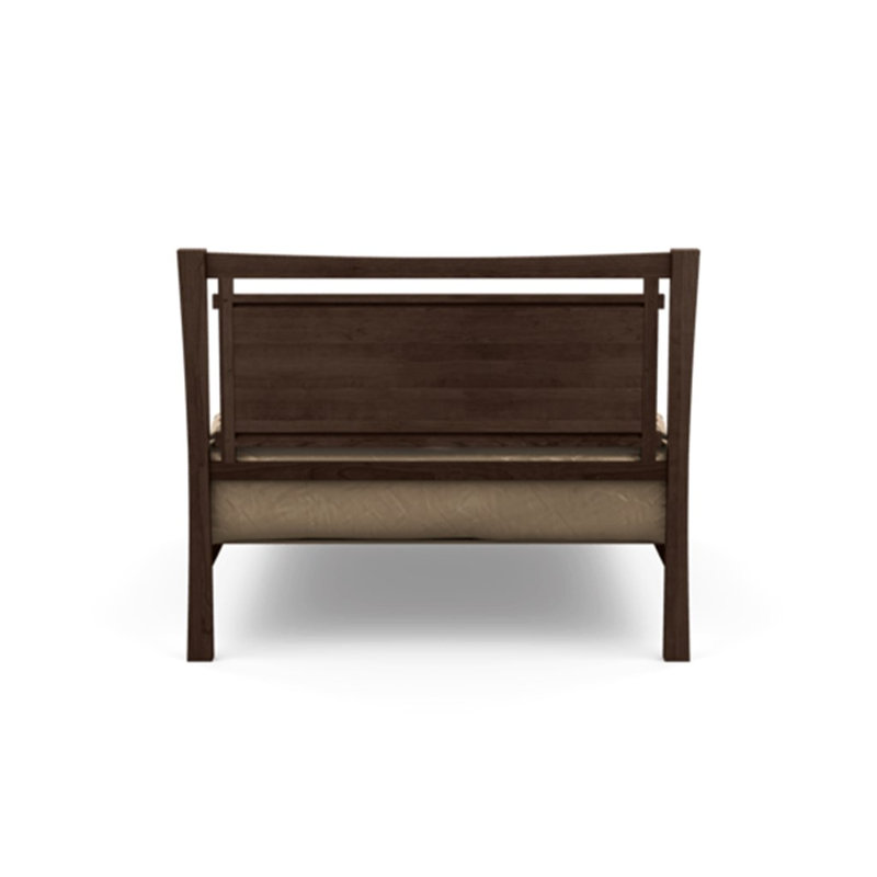 Monterey Upholstered Bed, Natural Cherry, King, Coffee
