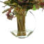 Arrangement floral Lilbourn, artichaut, lierre et pampas dans un vase
