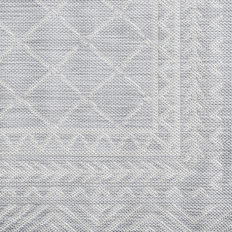 Tapis d'intérieur / extérieur gris Hassinger, Rectangle 5 pi 3 po x 7 pi 3 po