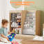 80cm H x 90cm W Book Display Bookcase-1096652913