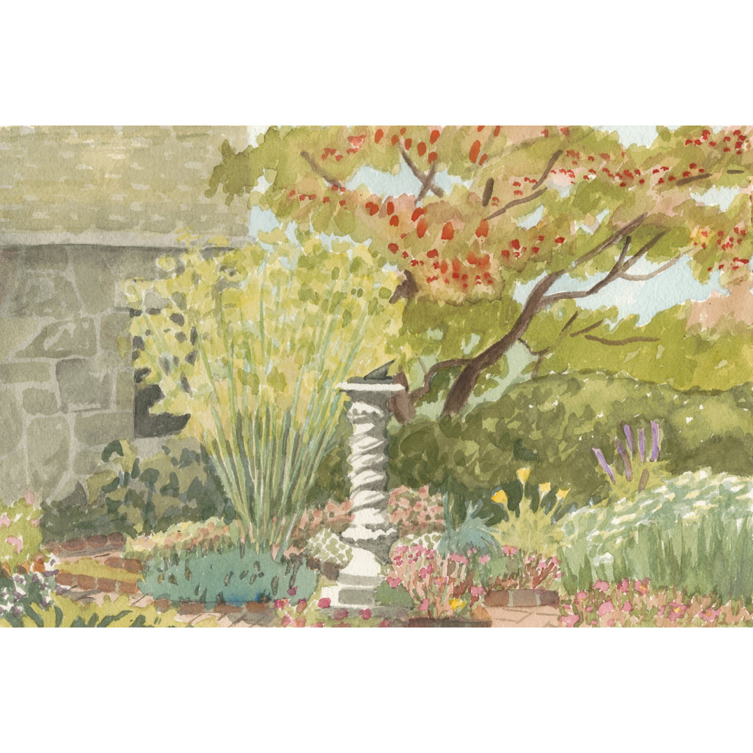 Leinwandbild Watercolour Garden I von Dianne Miller