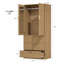 Armoire-penderie autoportante en bois avec miroir et 3 tiroirs l 70,9 po x l 29,9 po-1316336262