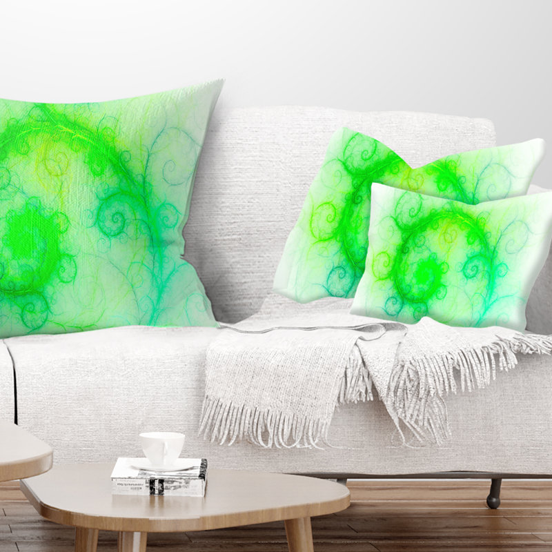 Magnifique coussin lombaire à motif vif Abstract
