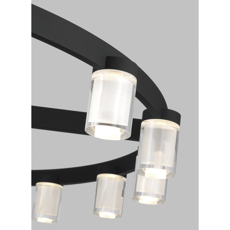 Esfera 16 - Light LED Chandelier, Nightshade Black