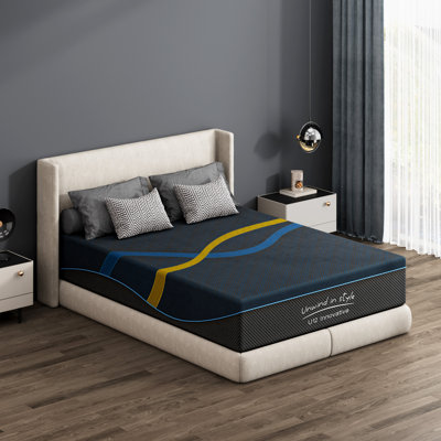 Gel Memory Foam Mattress With Removable Cover, Medium Firm Breathable Mattress In A Box, Pressure Relief, No Fiberglass