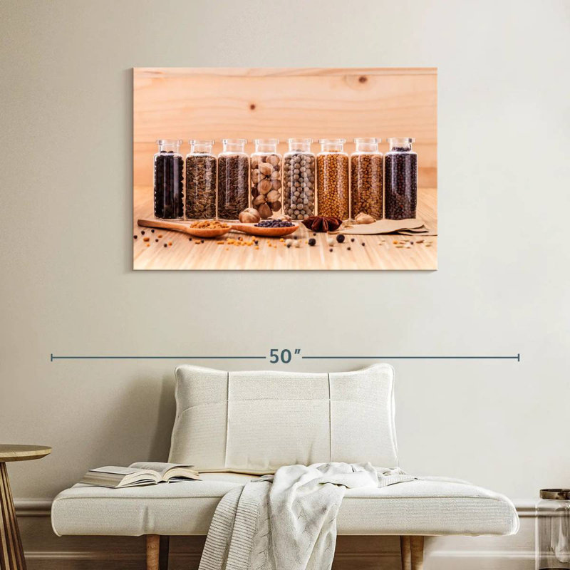 Yarlin Spice Jars, 26" H x 39" W