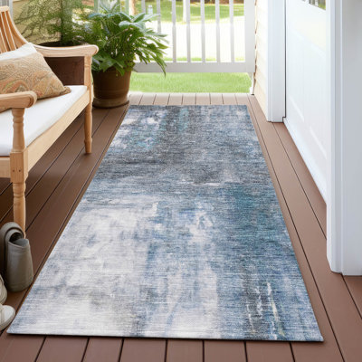 Tapis intérieur / extérieur bleu Nocturne 