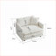 Ensemble de canapés modulaires 3 pièces pour salon | Structure en bois massif | Blanc neige | Chenille-972467070