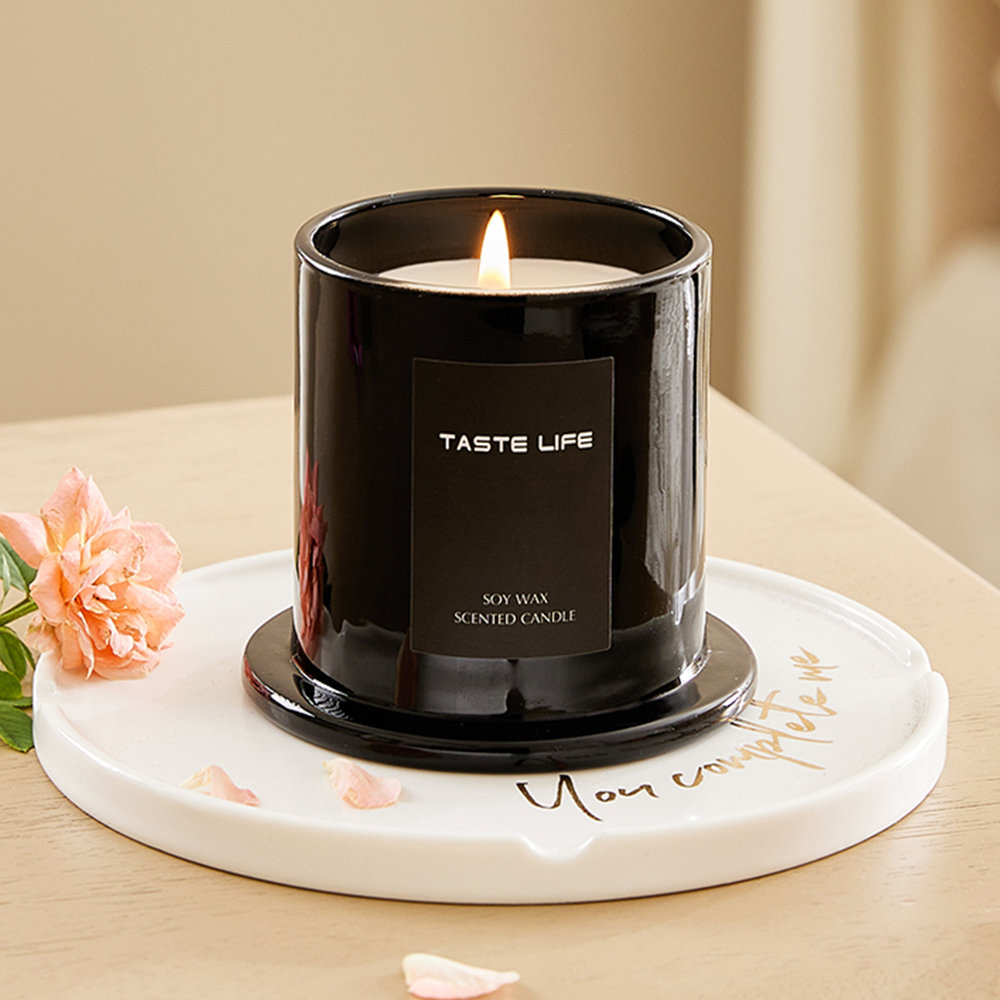 Plant / Floral Scented Wax Melt with Glass Holder