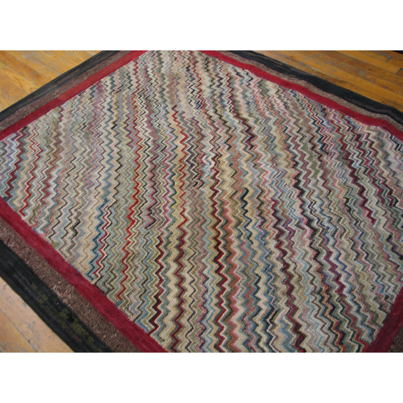 Handmade Wool Geometric Area Rug