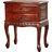 Carved Wood Furniture 2 - Drawer Solid Wood Nightstand in Walnut