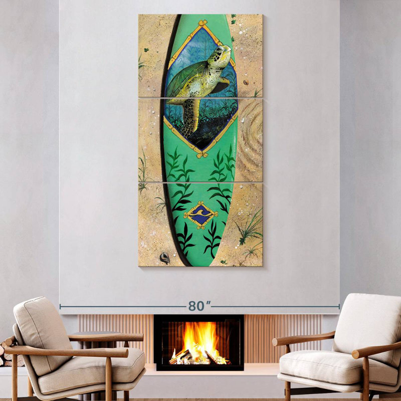 Turtle Board, 80" H x 39" W