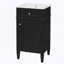 Meuble-lavabo 18 po avec lavabo en céramique-128979802