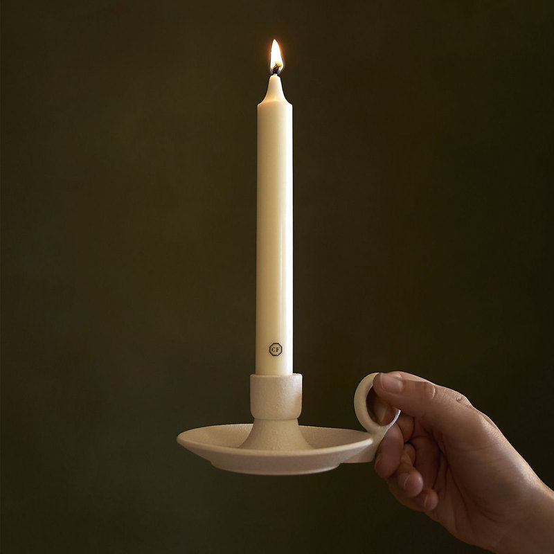 Scented Jasmine Taper Candle
