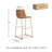 Lexadine Bar Height Bar Stool-120730590