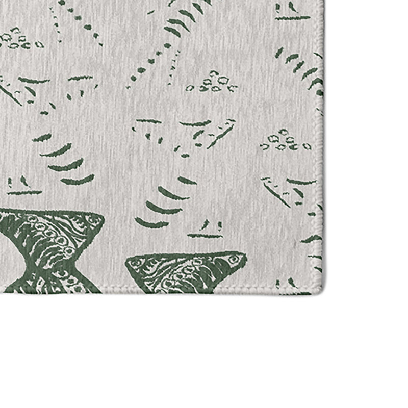 Chenille Geometric Indoor Rug, Rectangle 5' x 7'