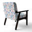 Chaise rembourrée Boho - Botanical Garden Blue-1802682695