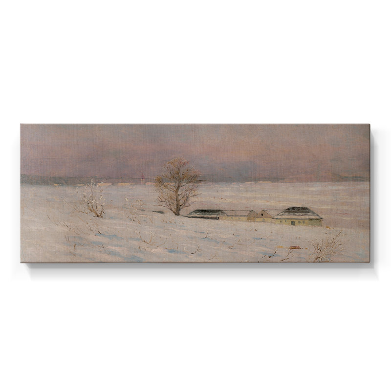 Série paysage - MLxxxix - Toile tendue avec châssis - Prêt à accrocher, H 12 po x l 30 po