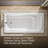 Mariposa 72" x 36" Drop in Whirlpool Acrylic Bathtub-7359523