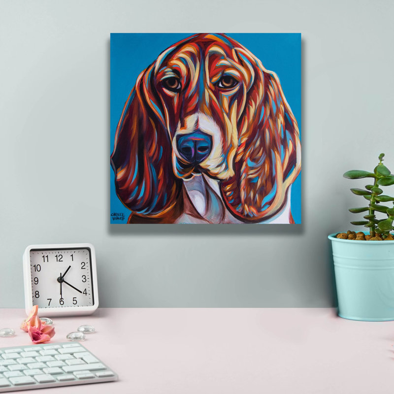 «Dog Besties 2» par Carolee Vitaletti, H 12 po x l 12 po x P 0,75 po