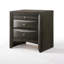 Table de chevet Ireland Oak Grey Finish