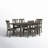 Katarina 6-Person Extendable Dining Set