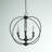 6 - Light Candle Style Globe Chandelier-824801327