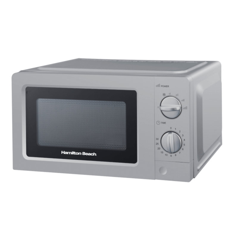 700W 20L Standard Microwave, Silver