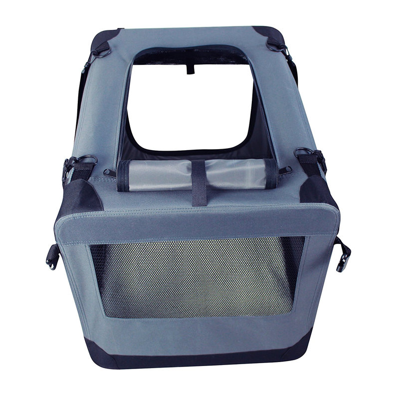 Caisse pour chien Jespet, H 27 po x l 24 po x P 36 po, Gris