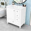 Meuble-lavabo avec lavabo, tablette et trois tiroirs-1781169853