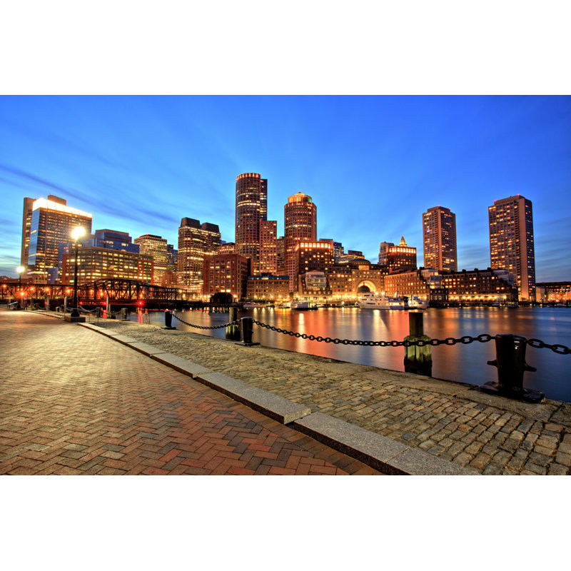 " Boston Skyline ", 24" H x 36" W  