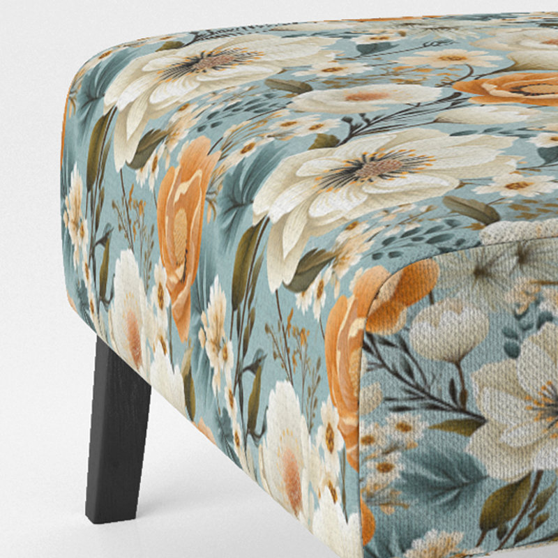 Fauteuil de chambre rembourré Rustic Elegance