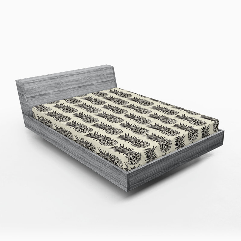 Ensemble de 2 draps-housses Ambesonne, Drap-housse pour très grand lit californien