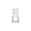 De 2 tabourets de comptoir de couleur sable - siège rembourré pour tabourets en bois massif et à hauteur de couleur Web Comfort, couleur, avec assise