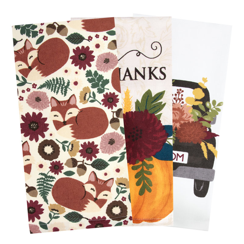 Harvest Cotton Tea Towel Kitchen Towel