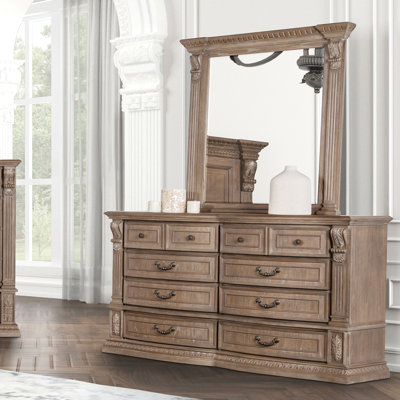 Commode transitionnelle Seven Oaks, chêne antique