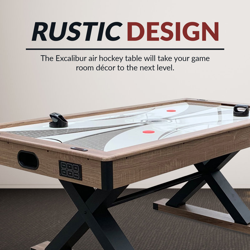 Excalibur 72" 2 - Player Air Hockey Table with Digital Scoreboard